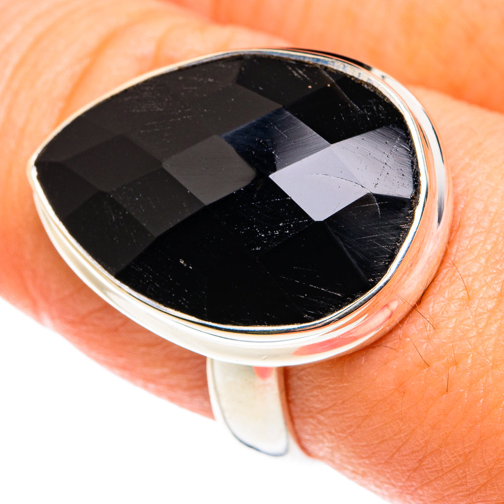 Black Onyx Rings handcrafted by Ana Silver Co - RING76348