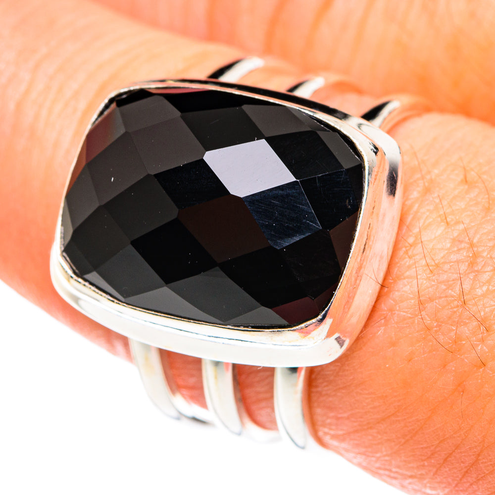 Black Onyx Rings handcrafted by Ana Silver Co - RING76349