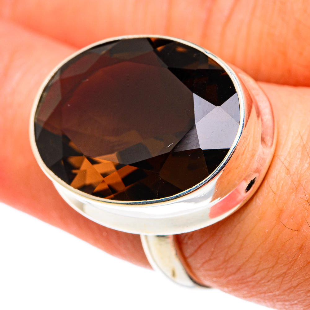 Smoky Quartz Rings handcrafted by Ana Silver Co - RING76369