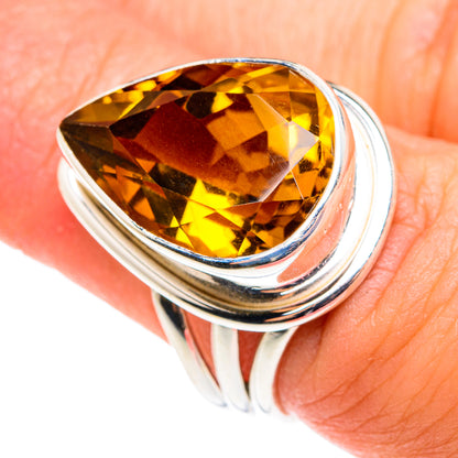Mandarin Citrine Rings handcrafted by Ana Silver Co - RING76371