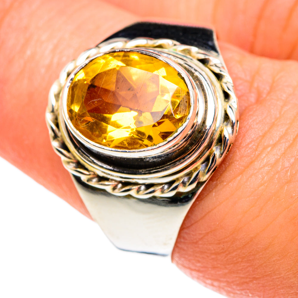 Citrine Rings handcrafted by Ana Silver Co - RING76372