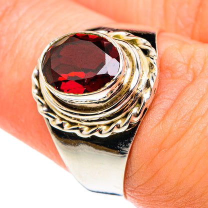 Garnet Rings handcrafted by Ana Silver Co - RING76377