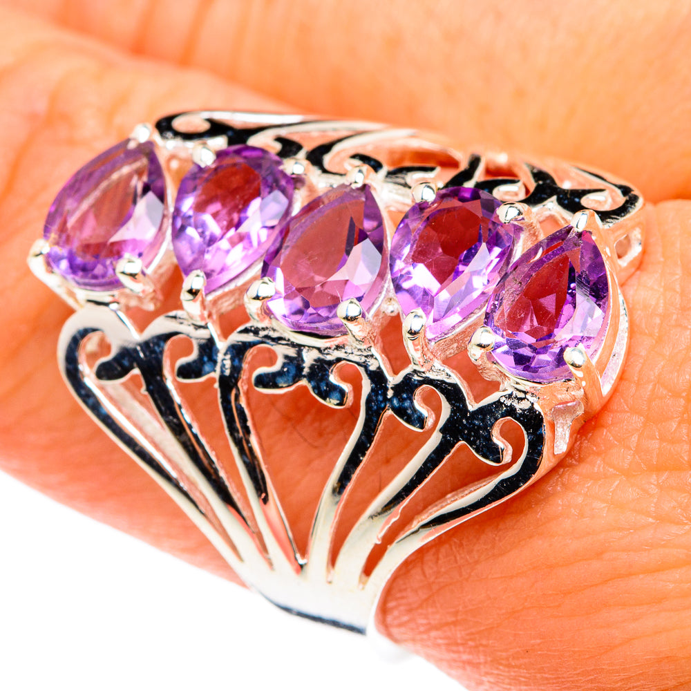 Amethyst Rings handcrafted by Ana Silver Co - RING76379