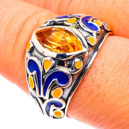 Citrine Rings handcrafted by Ana Silver Co - RING76386