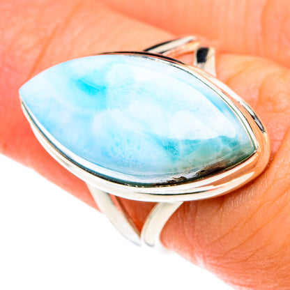 Larimar Rings handcrafted by Ana Silver Co - RING76391