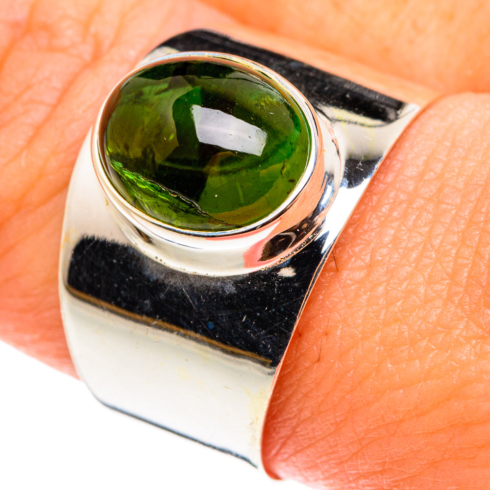 Green Aventurine Rings handcrafted by Ana Silver Co - RING76401
