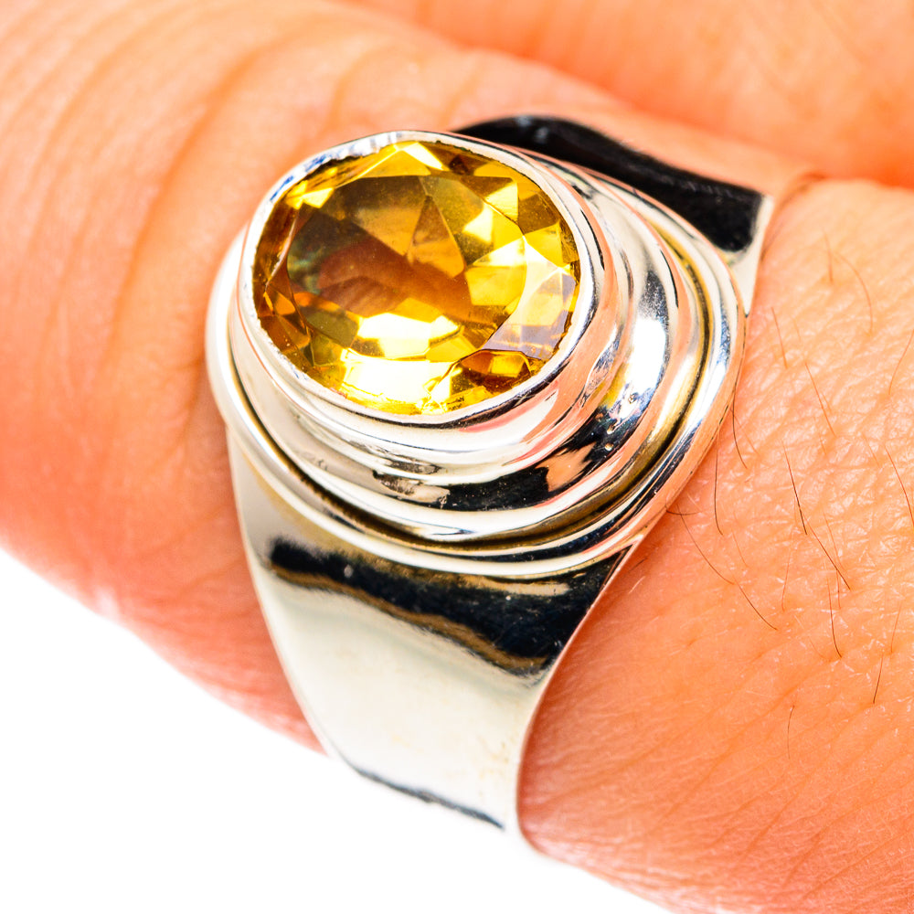 Citrine Rings handcrafted by Ana Silver Co - RING76403