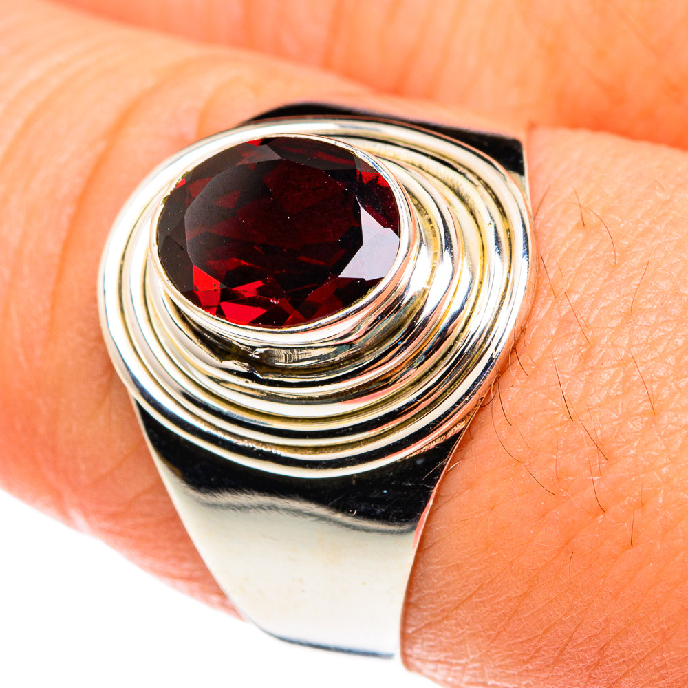 Garnet Rings handcrafted by Ana Silver Co - RING76408