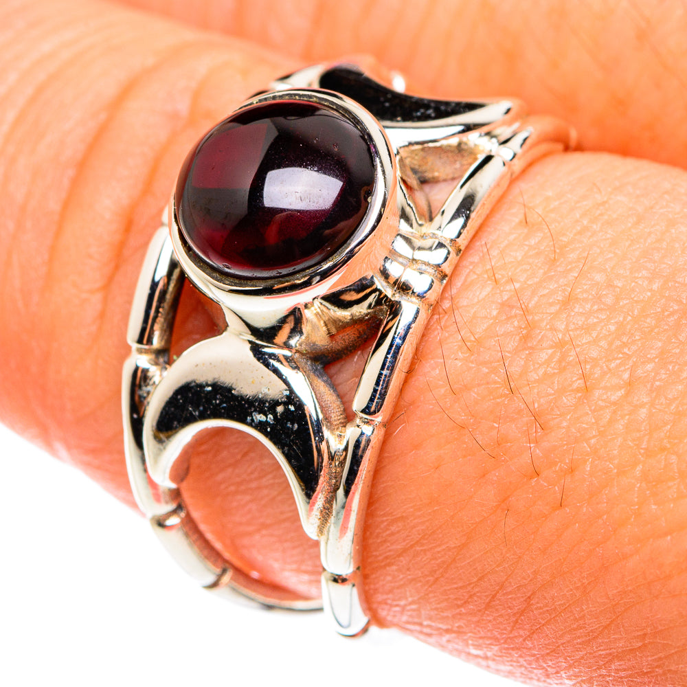 Garnet Rings handcrafted by Ana Silver Co - RING76409