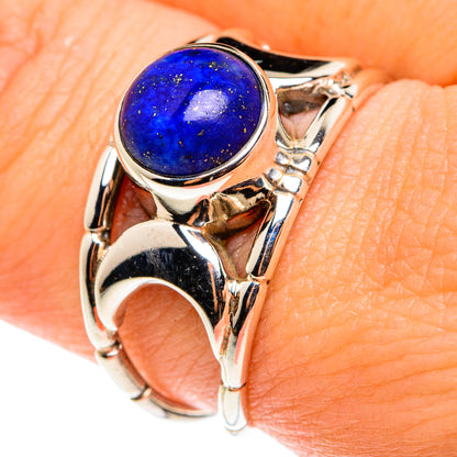 Lapis Lazuli Rings handcrafted by Ana Silver Co - RING76420