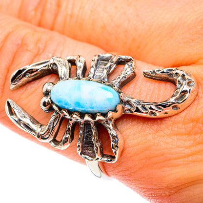 Larimar Rings handcrafted by Ana Silver Co - RING76422