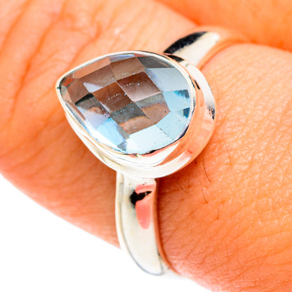 Blue Topaz Rings handcrafted by Ana Silver Co - RING76425
