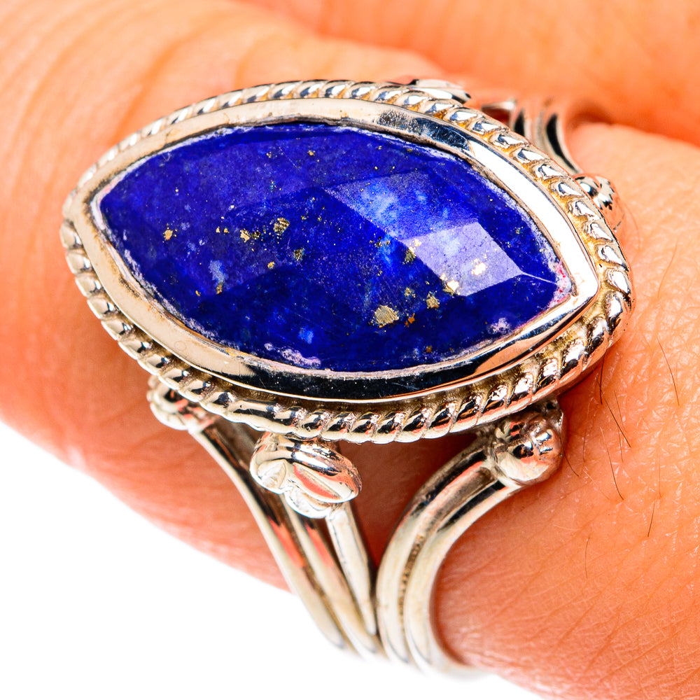 Lapis Lazuli Rings handcrafted by Ana Silver Co - RING76426