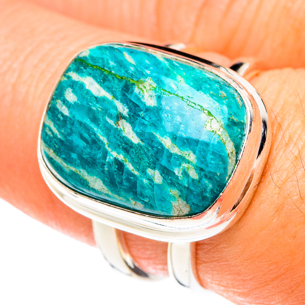 Amazonite Rings handcrafted by Ana Silver Co - RING76430