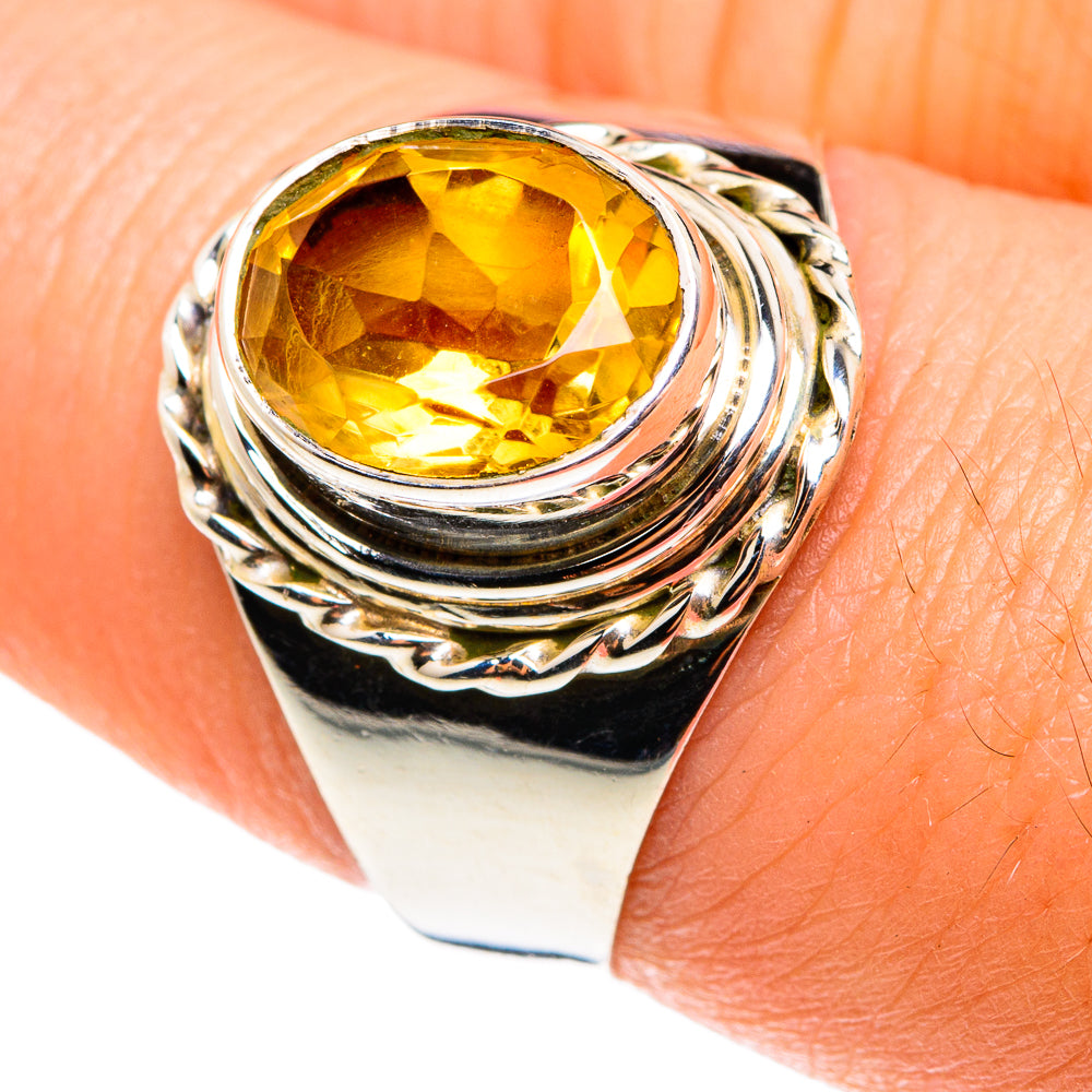 Citrine Rings handcrafted by Ana Silver Co - RING76432