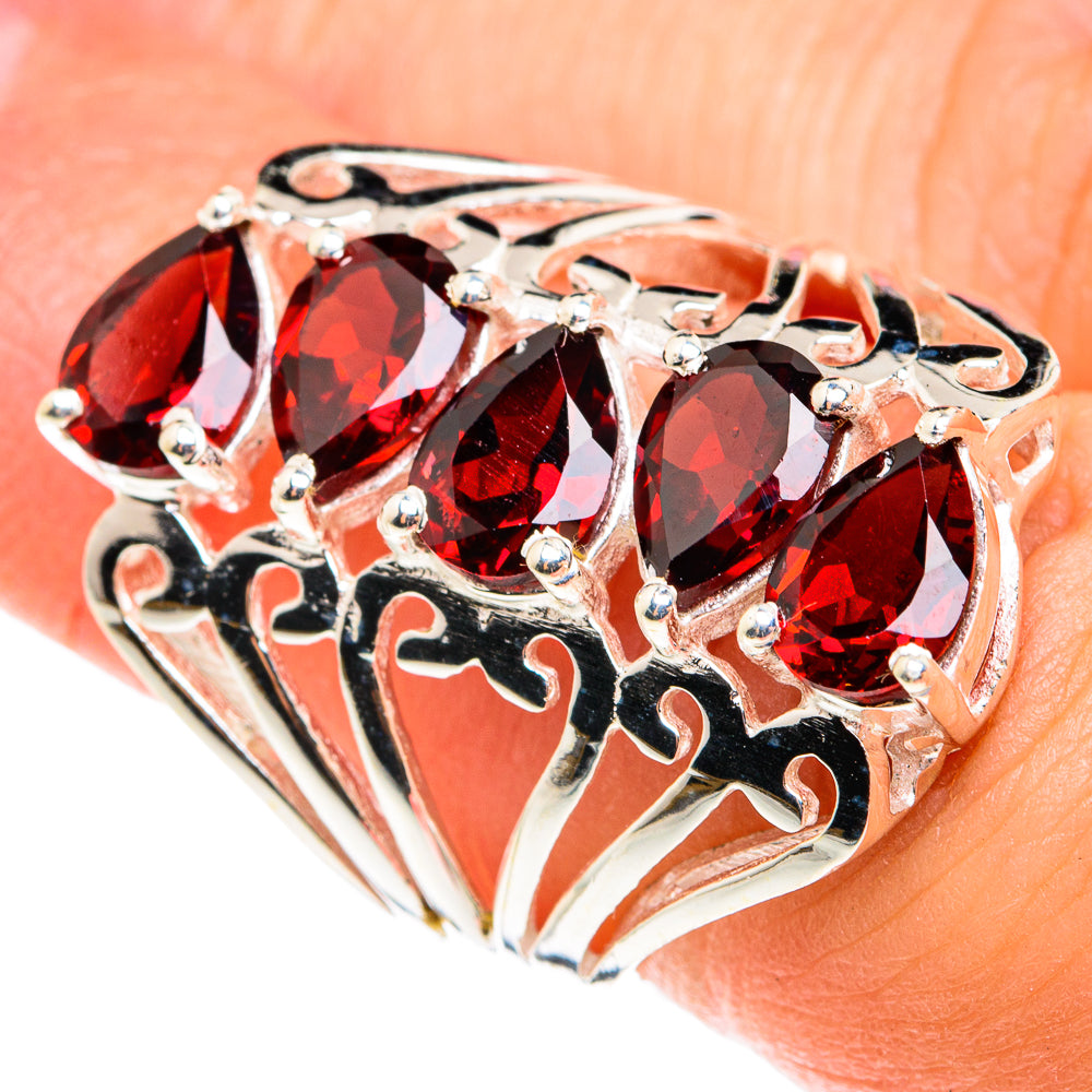 Garnet Rings handcrafted by Ana Silver Co - RING76437