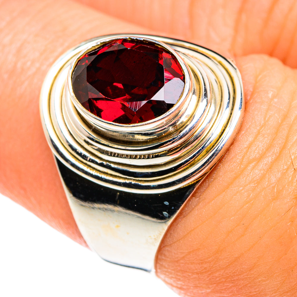 Garnet Rings handcrafted by Ana Silver Co - RING76438
