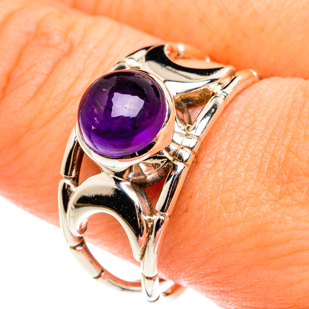 Amethyst Rings handcrafted by Ana Silver Co - RING76439