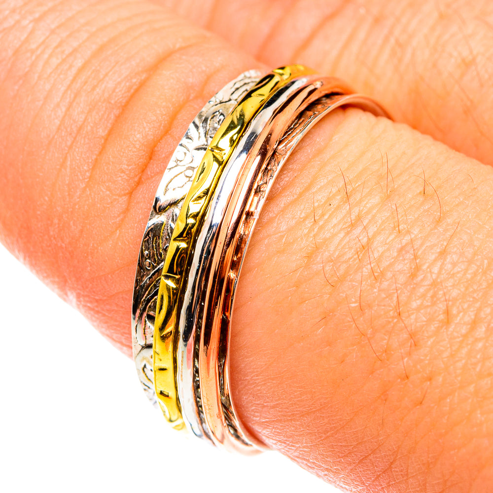 Meditation Spinner Rings handcrafted by Ana Silver Co - RING76443