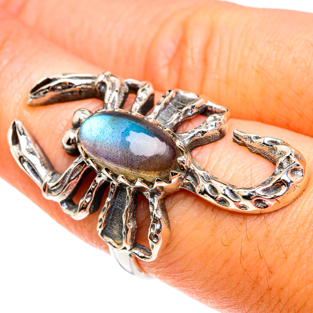 Labradorite Rings handcrafted by Ana Silver Co - RING76453