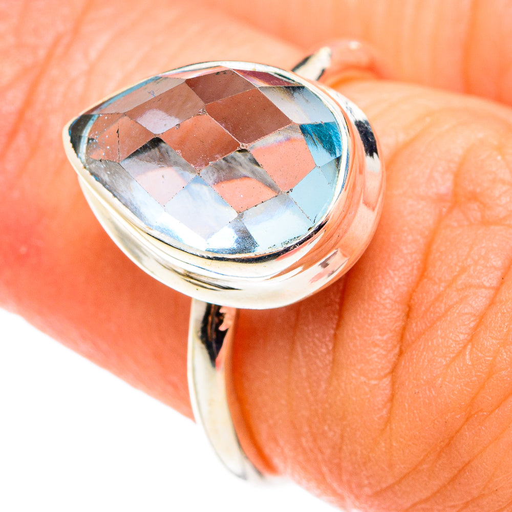 Blue Topaz Rings handcrafted by Ana Silver Co - RING76457