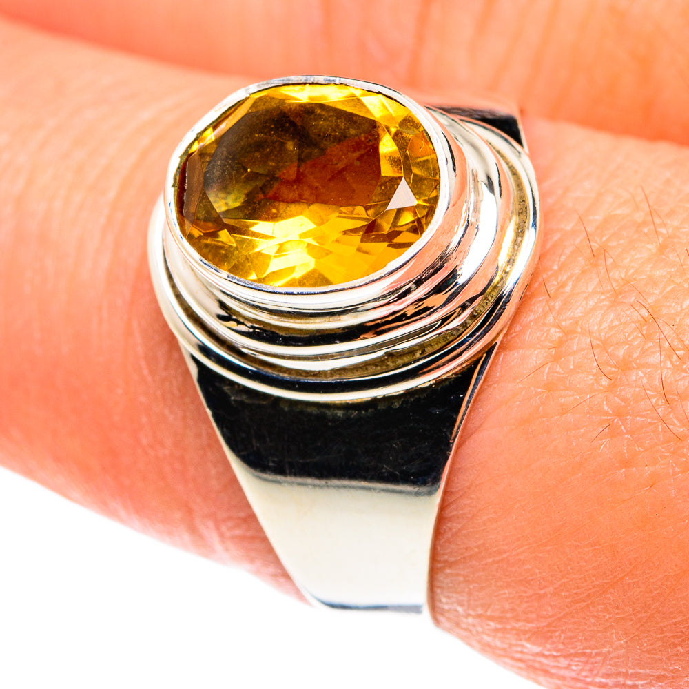 Citrine Rings handcrafted by Ana Silver Co - RING76464