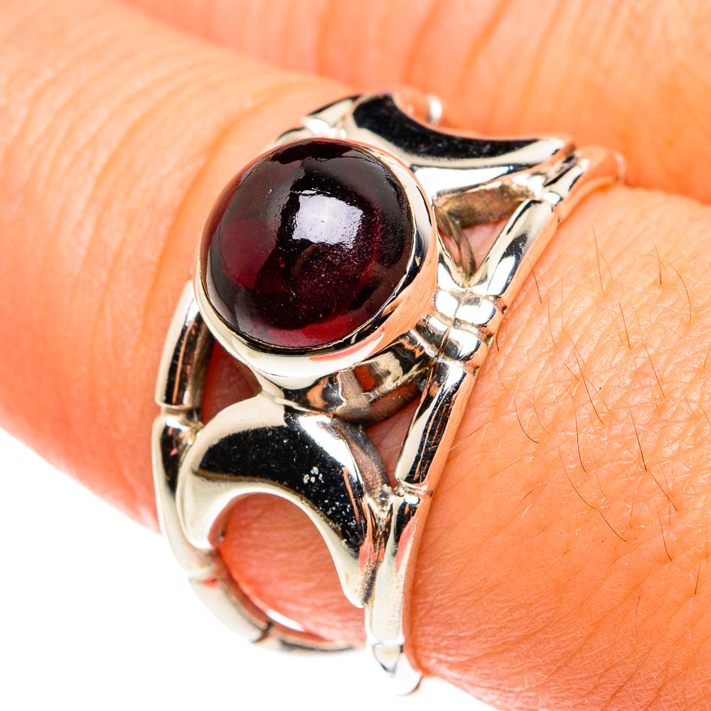 Garnet Rings handcrafted by Ana Silver Co - RING76469
