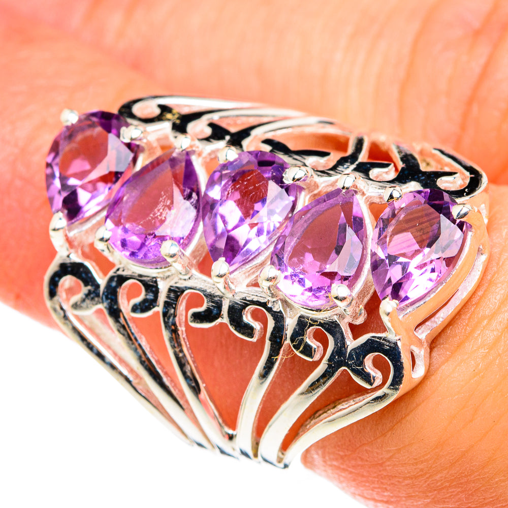 Amethyst Rings handcrafted by Ana Silver Co - RING76470