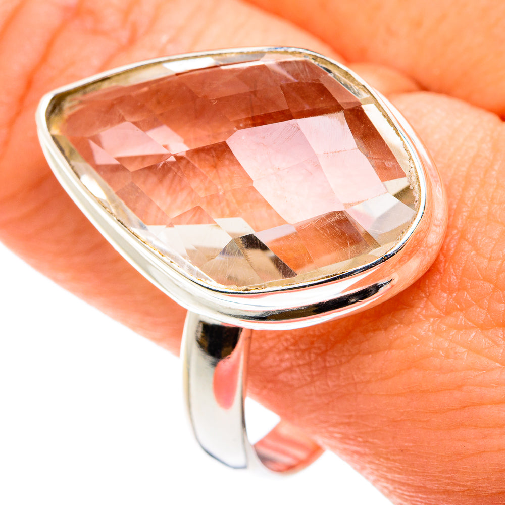 White Quartz Rings handcrafted by Ana Silver Co - RING76475