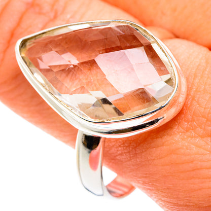White Quartz Rings handcrafted by Ana Silver Co - RING76475