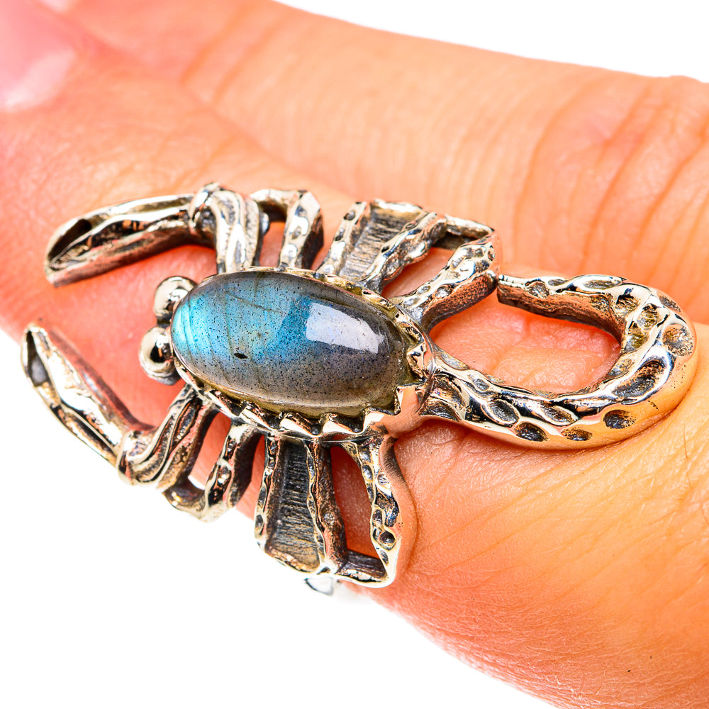 Labradorite Rings handcrafted by Ana Silver Co - RING76484