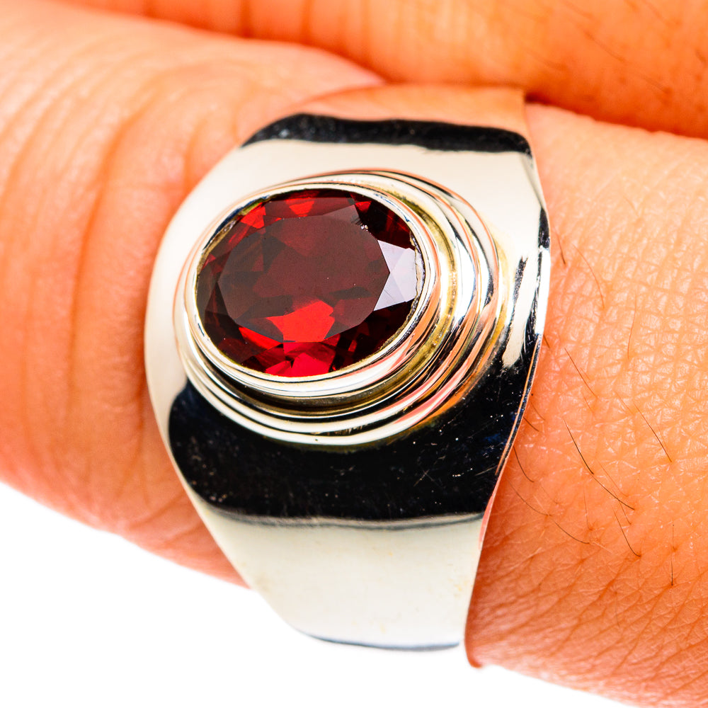 Garnet Rings handcrafted by Ana Silver Co - RING76497