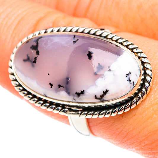 Dendritic Opal Rings handcrafted by Ana Silver Co - RING76504