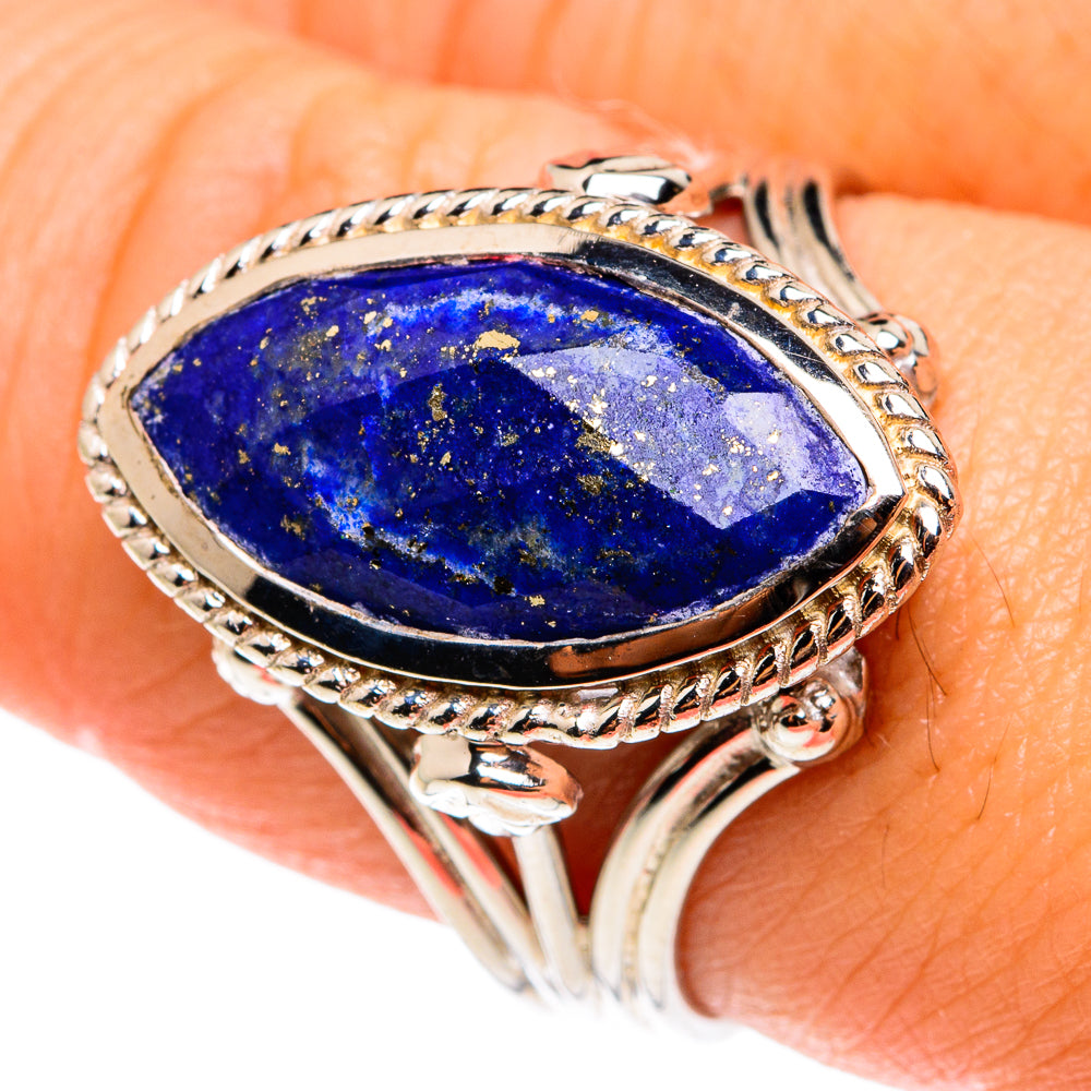 Lapis Lazuli Rings handcrafted by Ana Silver Co - RING76514