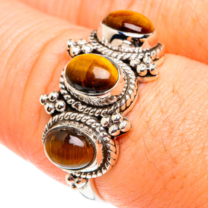 Tiger Eye Rings handcrafted by Ana Silver Co - RING76520