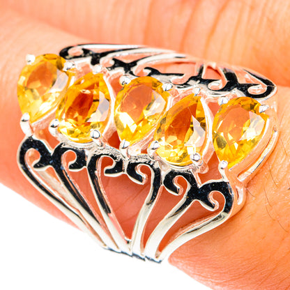 Citrine Rings handcrafted by Ana Silver Co - RING76521