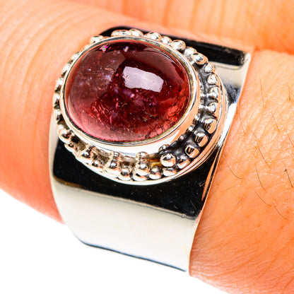 Pink Tourmaline Rings handcrafted by Ana Silver Co - RING76526