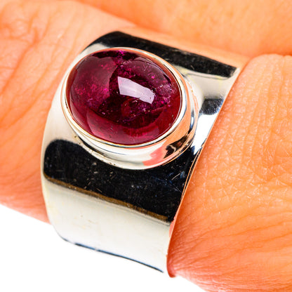 Pink Tourmaline Rings handcrafted by Ana Silver Co - RING76528