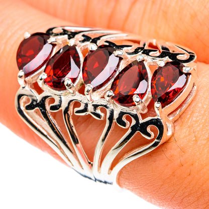 Garnet Rings handcrafted by Ana Silver Co - RING76530
