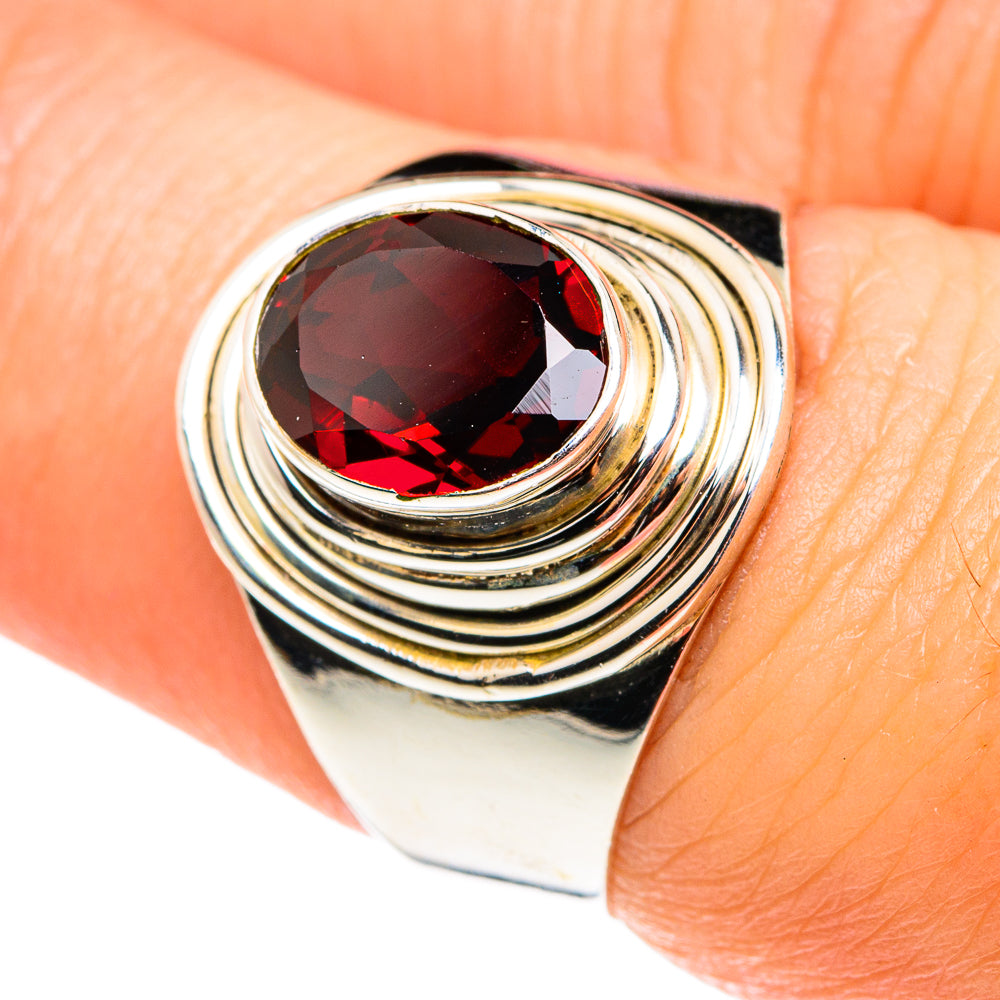 Garnet Rings handcrafted by Ana Silver Co - RING76531