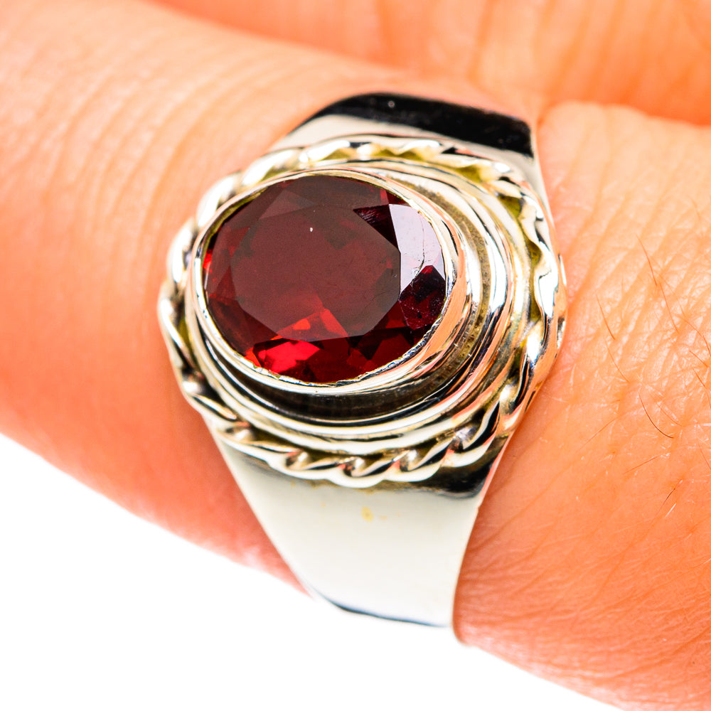 Garnet Rings handcrafted by Ana Silver Co - RING76532