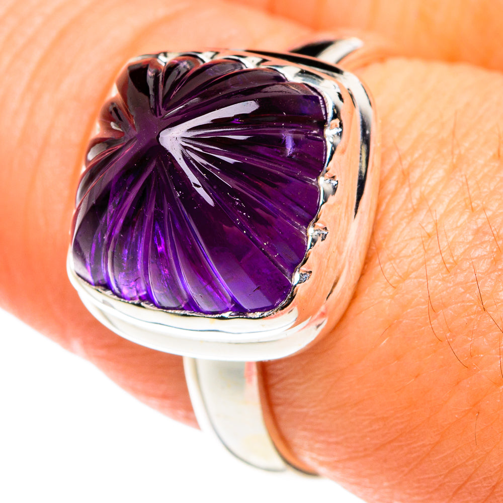 Amethyst Rings handcrafted by Ana Silver Co - RING76535