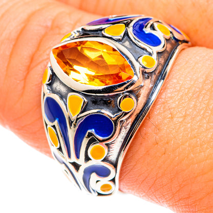 Citrine Rings handcrafted by Ana Silver Co - RING76547
