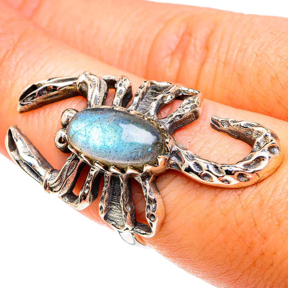 Labradorite Rings handcrafted by Ana Silver Co - RING76550