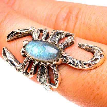 Labradorite Rings handcrafted by Ana Silver Co - RING76550