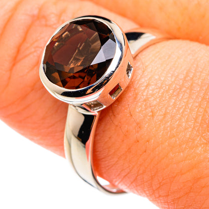 Smoky Quartz Rings handcrafted by Ana Silver Co - RING76562