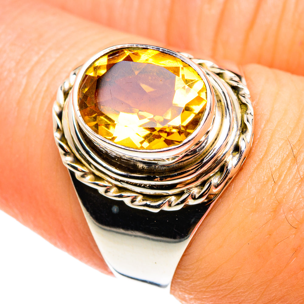 Citrine Rings handcrafted by Ana Silver Co - RING76563