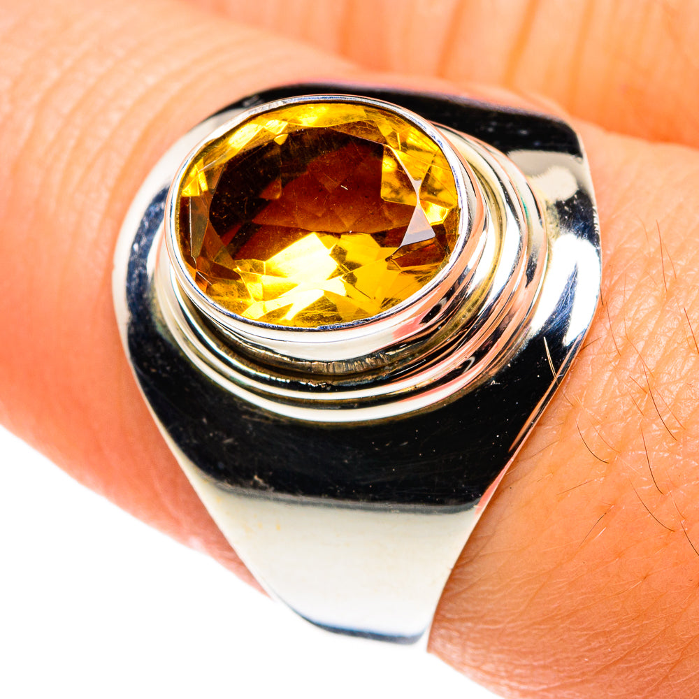 Citrine Rings handcrafted by Ana Silver Co - RING76565