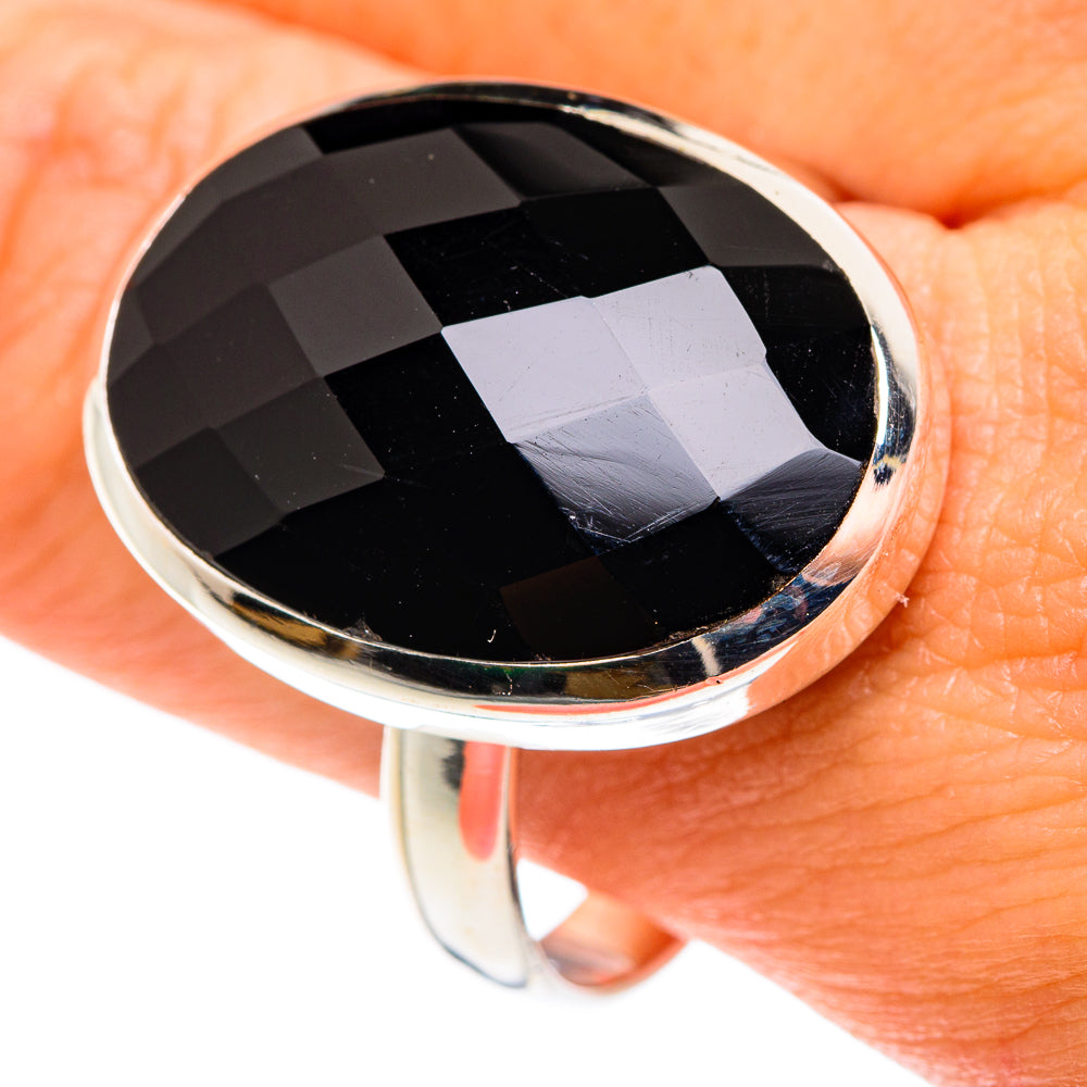 Black Onyx Rings handcrafted by Ana Silver Co - RING76576