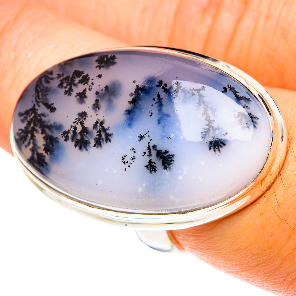 Dendritic Opal Rings handcrafted by Ana Silver Co - RING76577